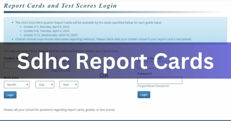 Sdhc Report Cards – Connect Now!